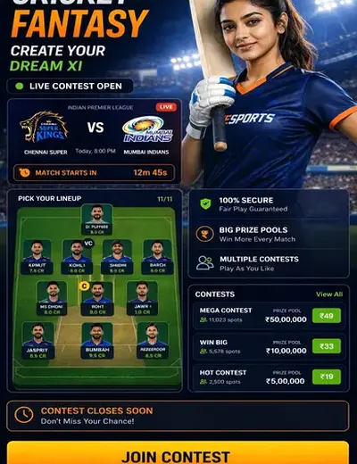 Hero11 (hero11 app) fantasy cricket & matchday visual 3